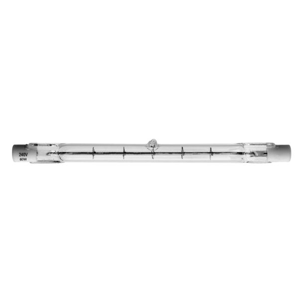 Halogen 80W Linear R7 - 240V, 117mm - 2700K